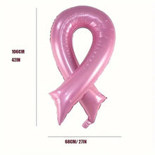 October breast cancer awareness foil balloon non inflated 1pc