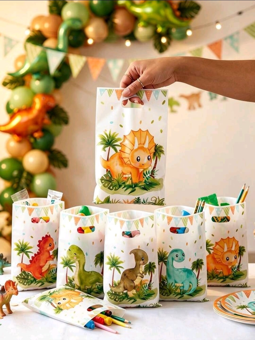 50pcs dinosaur candy bag