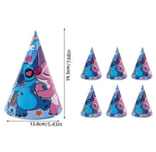 Lilo stitch party hat 6pcs