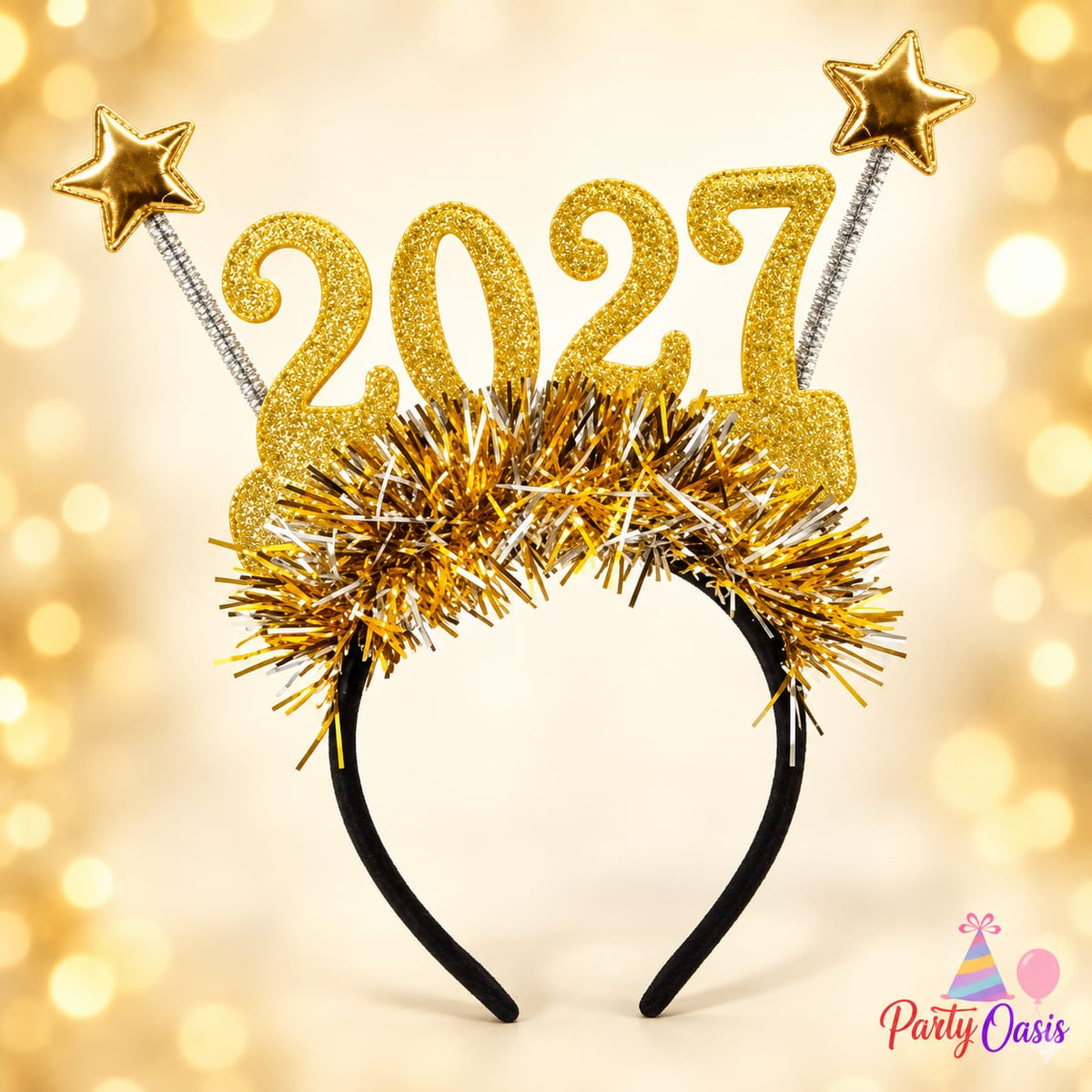Sparkle 2027 new year headband