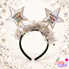silver star happy new year headband 1 pc