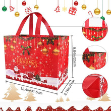 Festive season large gift bag red 25x7x31.5 cm