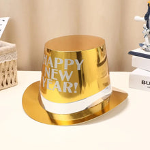 Gold Happy new year party hat 1pc