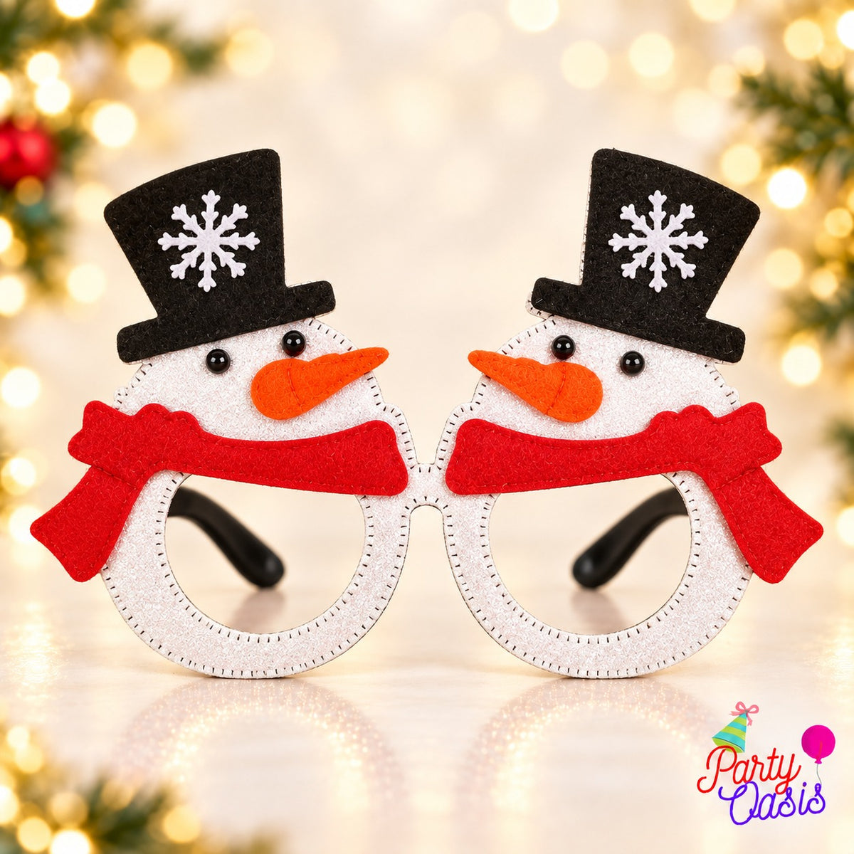 snowman festive season eye frame