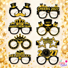 2027 New year paper eyeframe - pack of 6