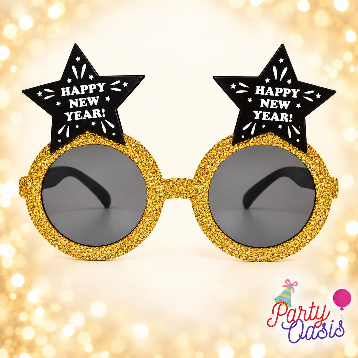 Gold Star Eye glasses for new year