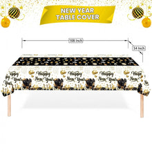 New year table cover white