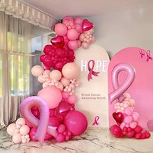 Breast cancer awareness backdrop photo stage