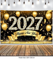 2027 new year poster banner