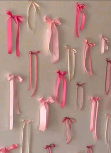 48pcs mixed bow pink shades