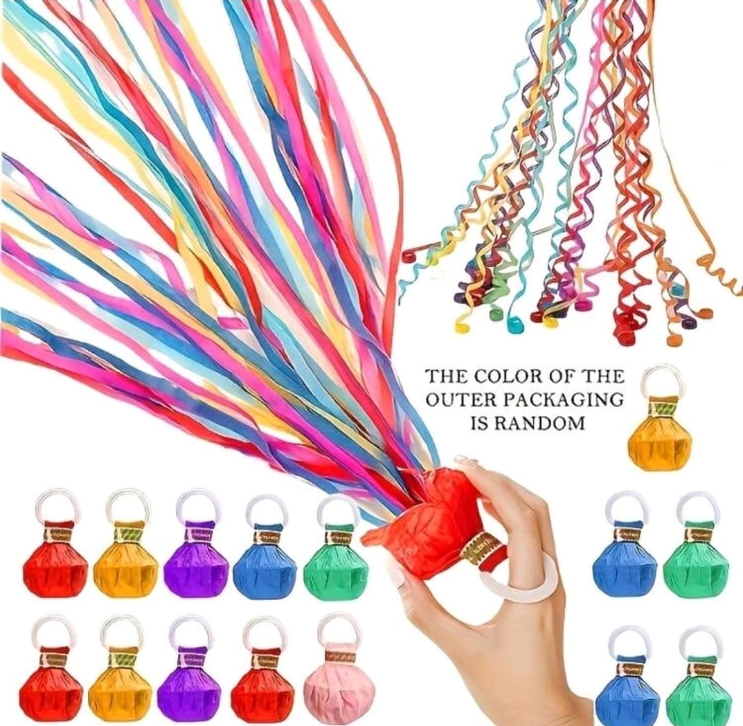 Assorted 5pcs mess free throw confetti