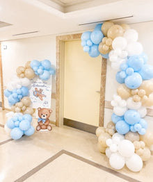 Welcome baby decoration with welcome board