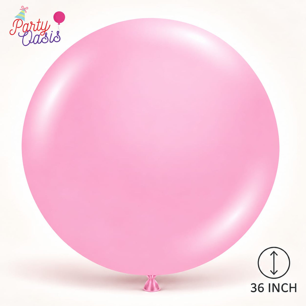 36inch jumbo size pastel pink balloon 3pcs
