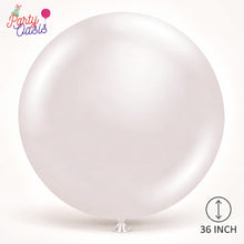 36inch jumbo size matte white balloon 3pcs
