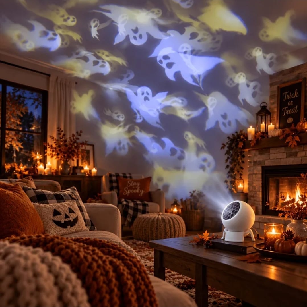 Boo ghost projector light
