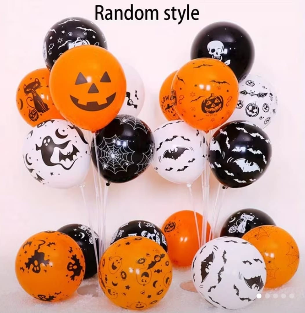 Assorted spooky trick or treat balloons 20pcs
