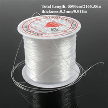 1roll Transparent Nylon Invisible String, 5500cm / 2165.35 Inches