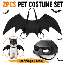 Costume for pet dog or cat bat wing and mask