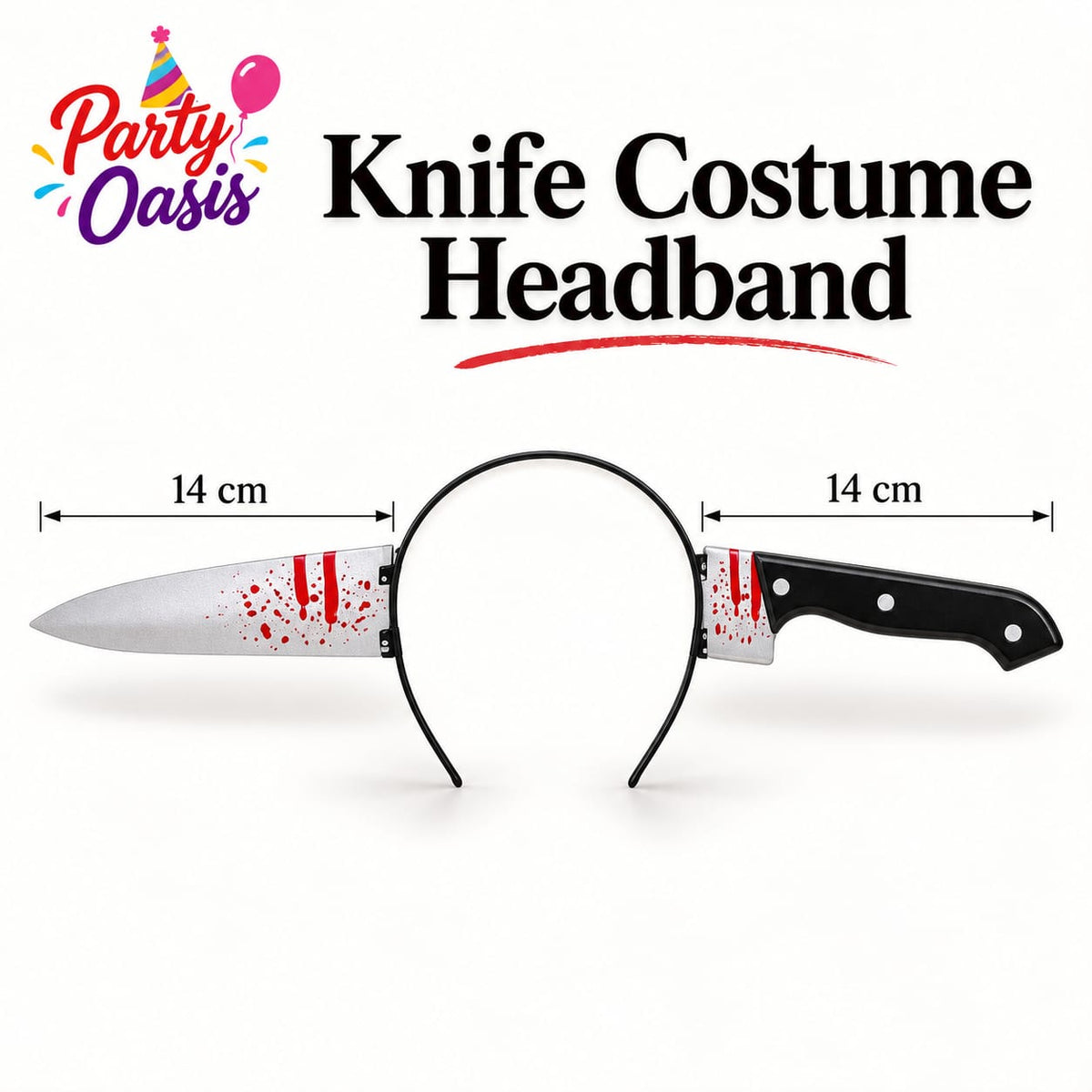 Knife spooky scary headband