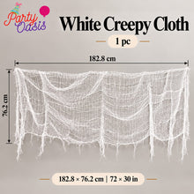 White creepy cloth for spooky decoration  1pc