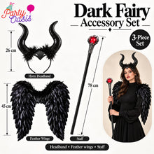 Dark fairy costume props Gothic style
