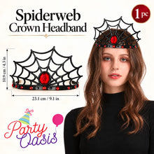 1pc spiderweb crown