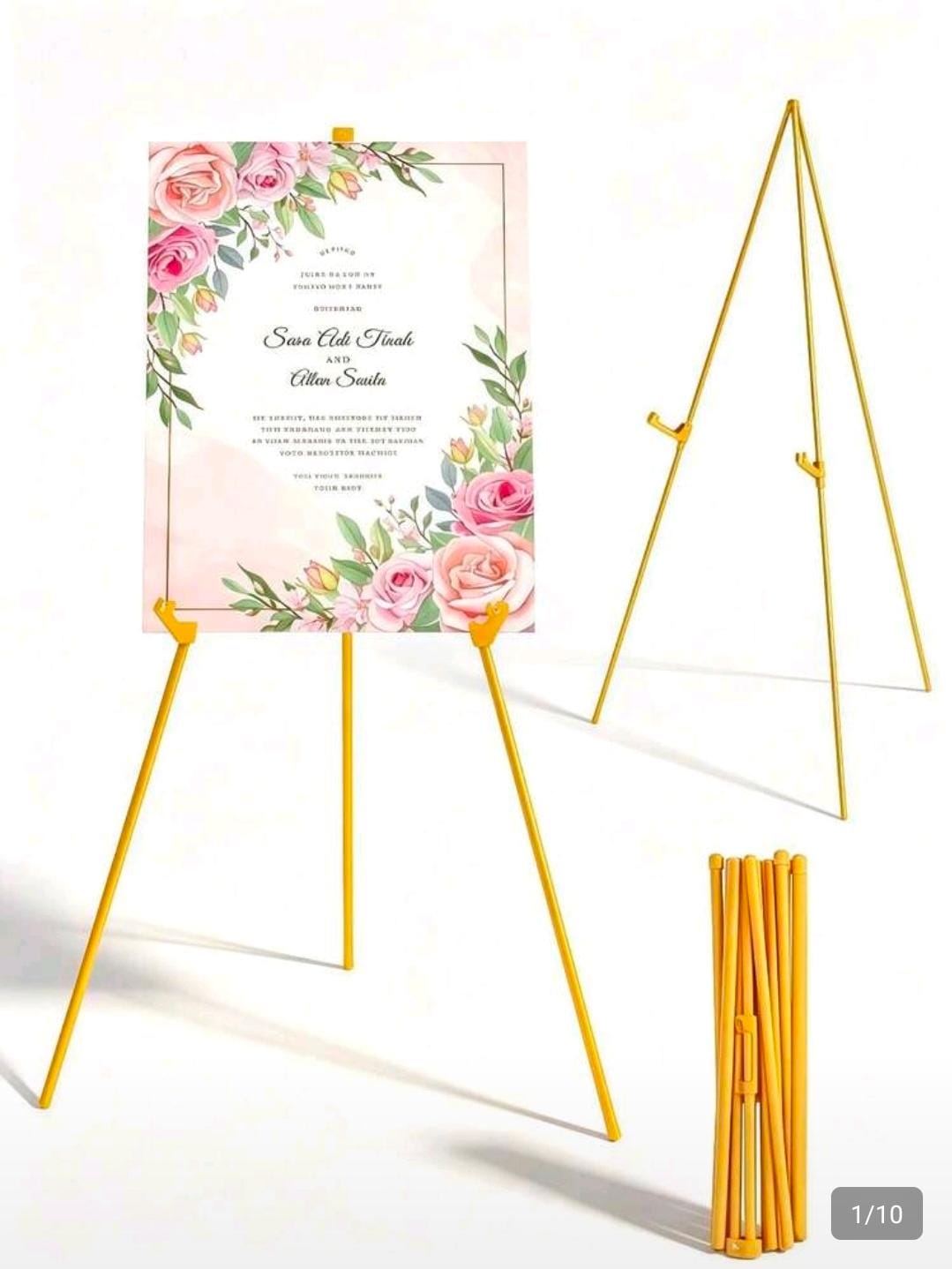 169 cm long welcome board sign stand ( board not included)