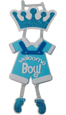 Welcome Boy door hanging