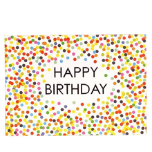 Birthday polka dot greeting card