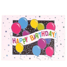 Birthday colorful greeting card