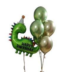 Dinosaur birthday helium bunch