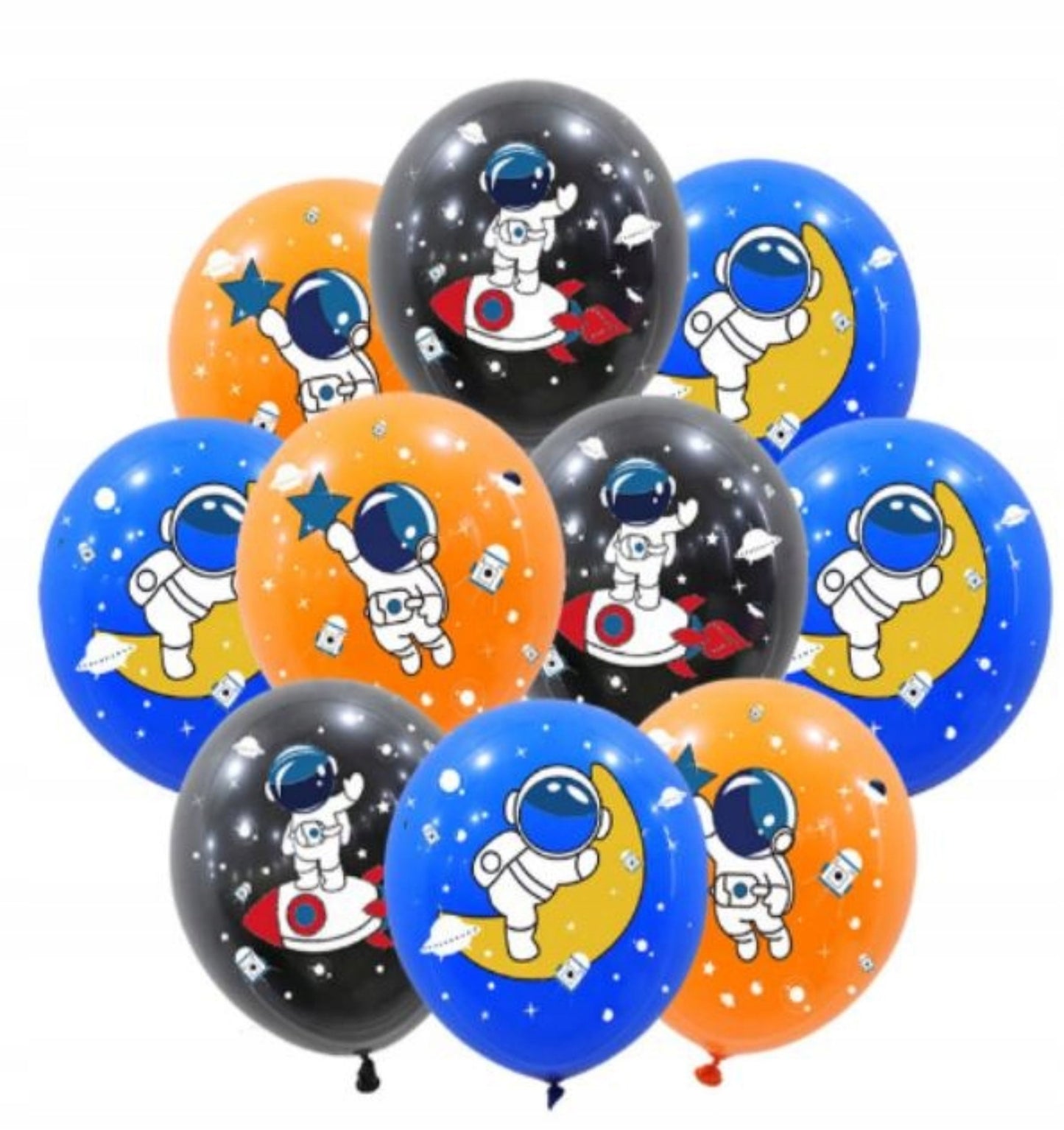 Space Astronaut  helium balloons - 10pcs