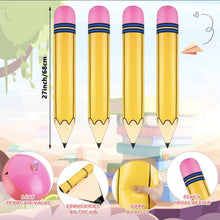 4 Pcs Giant Large Inflatable Pencil Back To School Balloon  [non inflated]