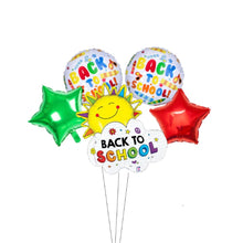 back to school smile balloon decoration helium bunch
