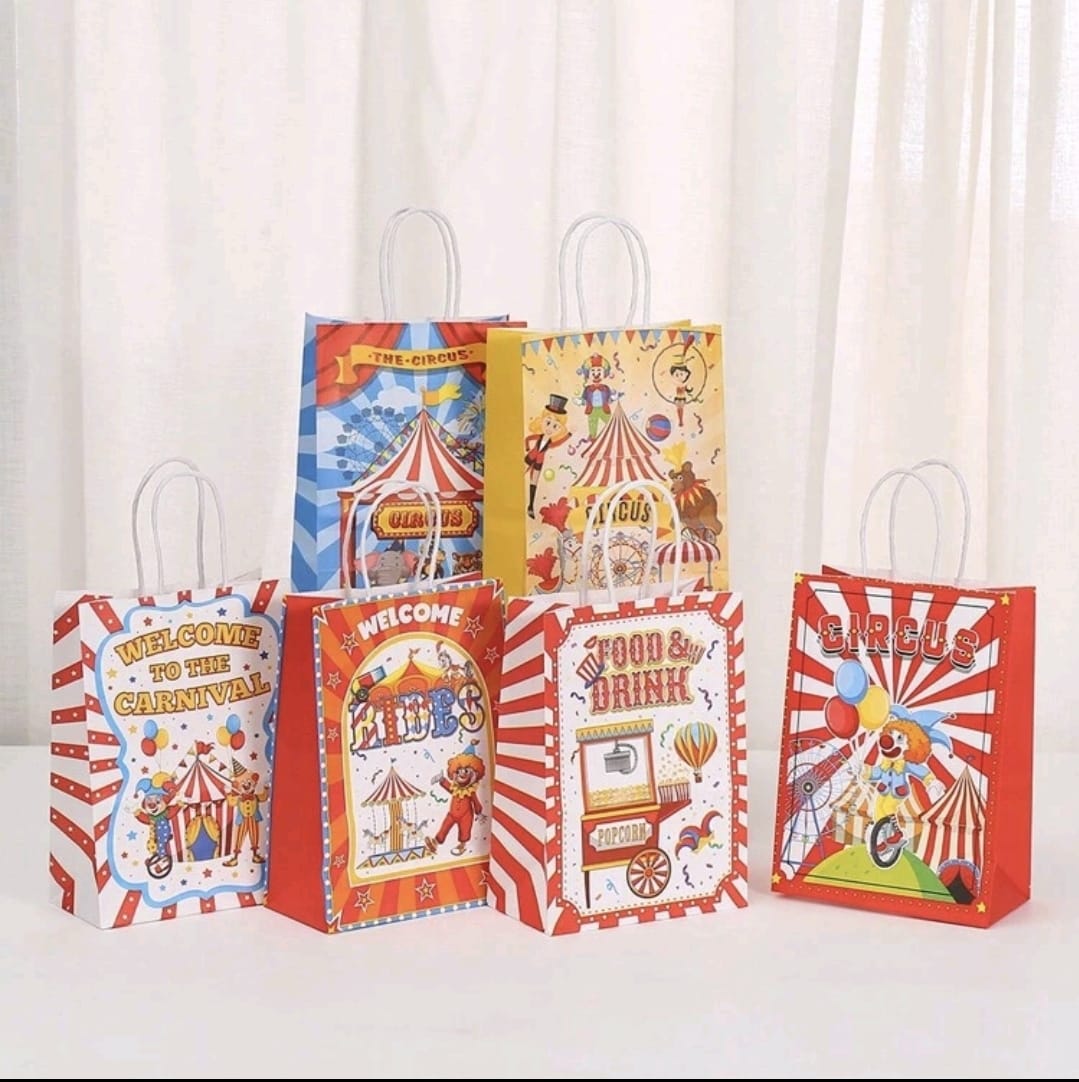 Carnival Gift Bags ( pack of 6)