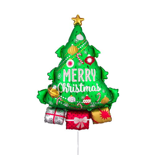 Christmas tree foil balloon