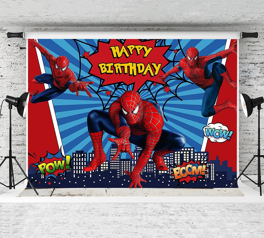 Spiderman back drop poster