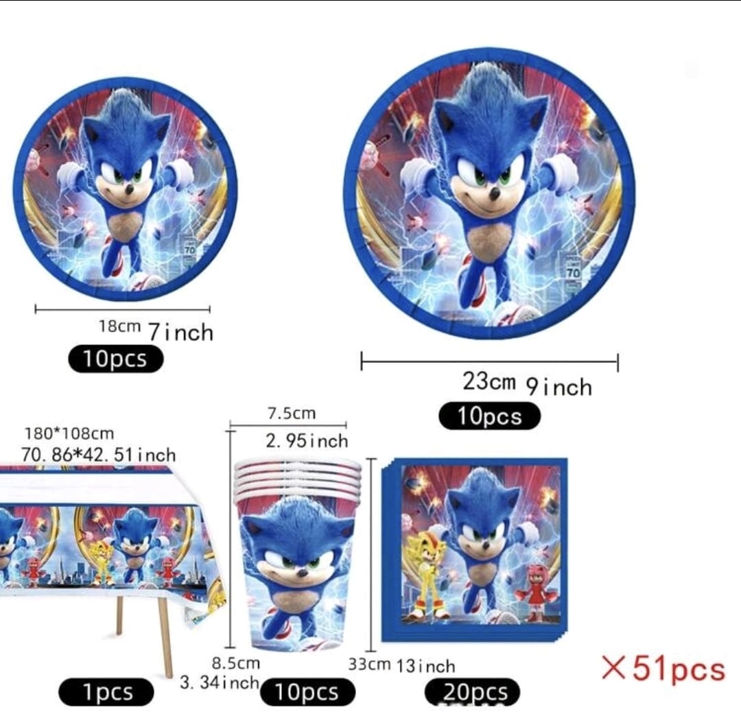 Sonic plate cup tableware