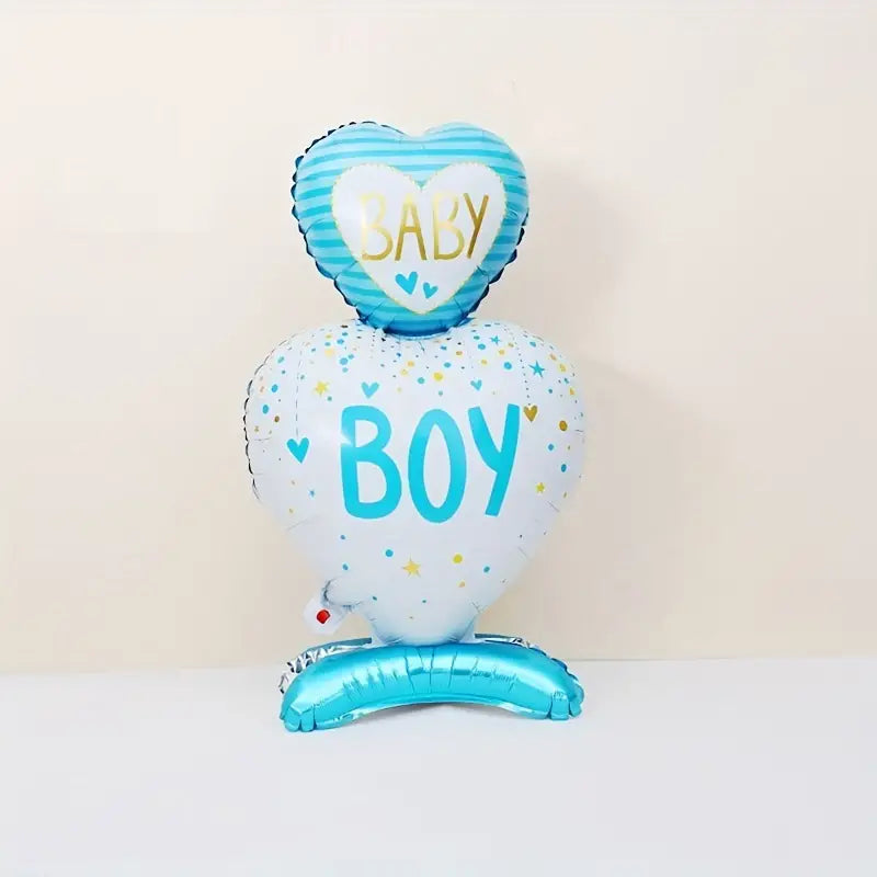 standalone baby boy foil balloons