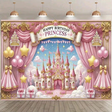 Happy birthday princess pink castle