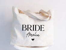 Personalized Bride Tote Bag - Custom Bridal Shower Gift
