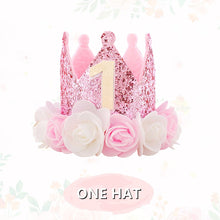first birthday cap pink
