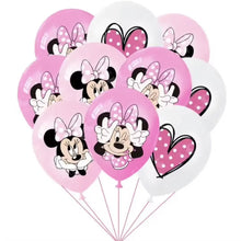 Minnie Mouse helium balloons - 10pcs