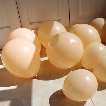 Retro apricot nude balloon