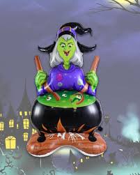 Halloween Inflatable Spooky witch Decoration