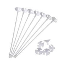 Balloon stick with holder white - 30 pcs  set
