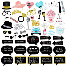 bridal / groom photo props