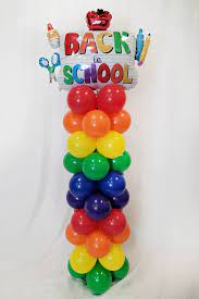 Back to school balloon Column decoration