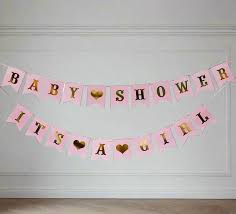 Baby Shower Banner it's a girl