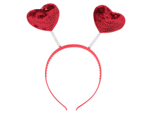 Heart valentine's day head band